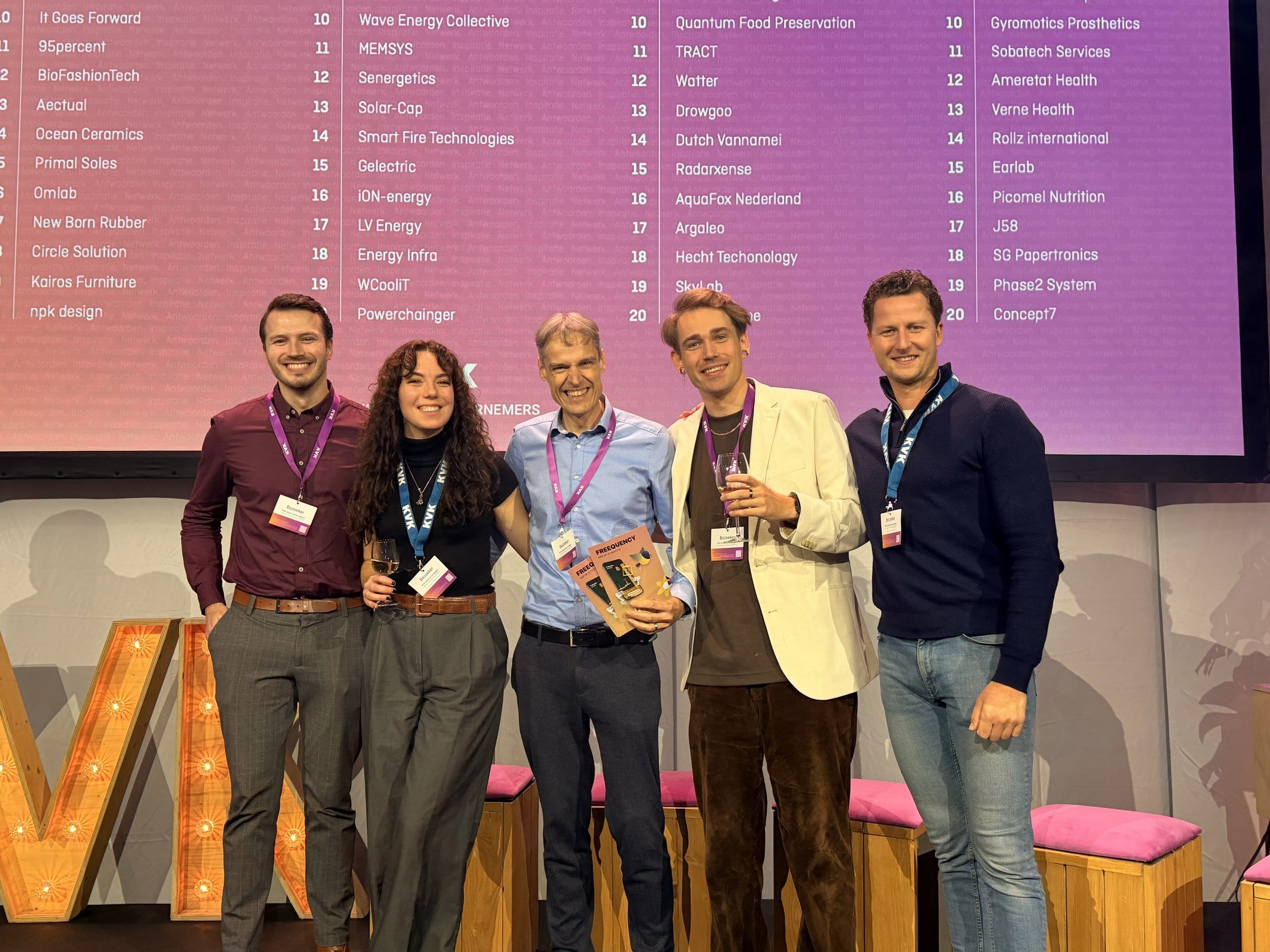 The team at the KVK Innovation Top 100